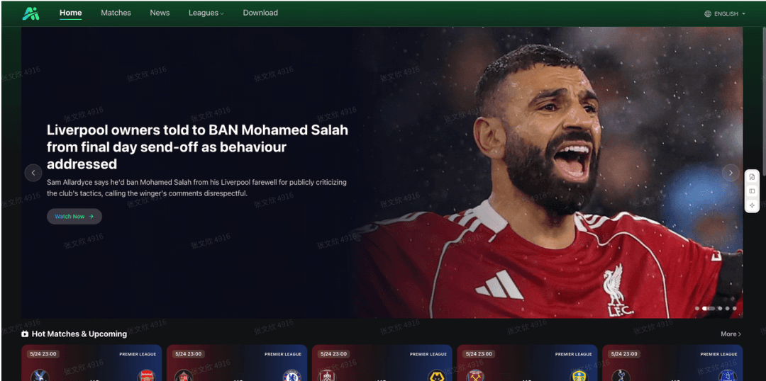 Sports Live Today SEO project screenshot